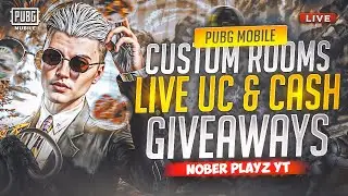 PUBG MOBILE CUSTOM ROOMS | UC ROOMS  | NOBER PLAYZ #pubgmobile #pubgcustomrooms