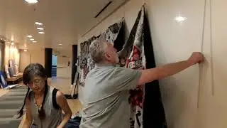 Installing the GAP DADA QUILT : FLOOD  MANSION SF