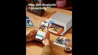 Liene Amber M110 Bluetooth Photo Printer 80 Sheets, Portable Photo Printer for iPhone