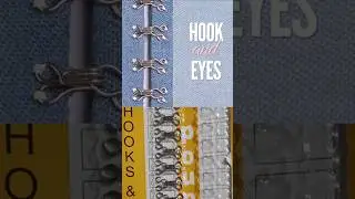 How to sew hook and eye #hookandeye #hook #eye #sewing #sewingtips #dinuzi #sewhook #seweye #sew