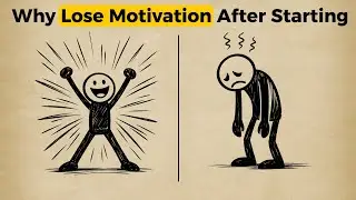 Why You Lose Motivation After Starting (The Dopamine Drop)