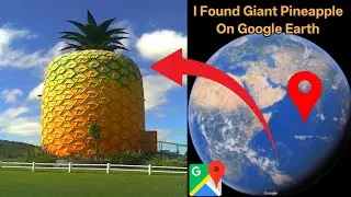 I Found Giant Pineapple On Google Earth Find Earth Hand #googleearth #googlemaps #viralvideo 