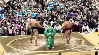 大相撲富山巡業　朝乃山対大栄翔　20240407