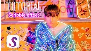 Cara edit SCRIBBLE EFFECT di Android hanya dengan SATU APLIKASI | By Nanda