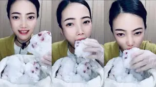 2108 || BAG ICE SERIES 1 || SQUEAKY SOFT CRUNCHY ICE EATING FROM BAGS ONLY BITES ASMR || PART [1/5]