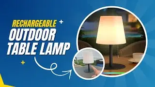 Rechargeable Waterproof Table Lamp Review | Mood Lighting