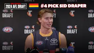 Sid Draper - Adelaide's #4 Pick | AFL Draft Night 2024