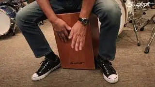 Sawtooth Cedar Cajon Drum Demonstration by Victor Bisetti from Los Lobos and Santana