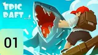 Epic Raft 01 Minecraft na Água
