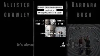 Aleister Crowley and Barbara Bush: lookalikes!😯 Preview of #WilliamRamsey podcast & @thecrossfiles