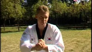 Taekwondo Step by Step Ep157 Wen beom-seogi 왼범서기 Batangson momtong an-makki 바탕손 몸통안막기