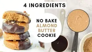 No bake almond butter cookies