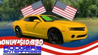 Обзор Chevrolet Camaro V6 2010 года всего за 10 990 долларов | Rodgers Enterprises из Северного Ч...