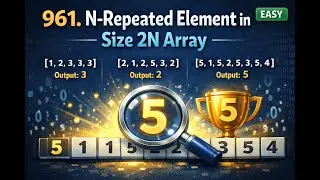 Jan 2, 2026 - Leetcode Daily Challenge - Problem #961. N-Repeated Element in Size 2N Array
