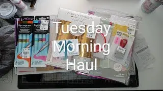 Tuesday Morning Craft Haul and the Tornado that Hit my House  Crafters Companion Spectrum Noir