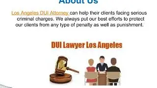 Los Angeles DUI Attorney video