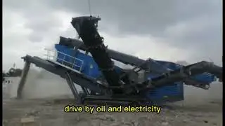 crawler type mobile crushing plant