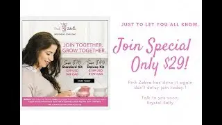Pink Zebra just launched a join special Now till oct 20th 2018