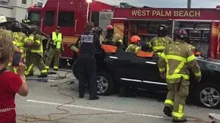 VIDEO: Driver extracted on Dixie Highway