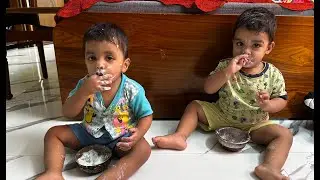 ঋজু কে নিয়ে একটু চিন্তা 😔 আজ বাবা এলো | Real Mom Life 👶👶 #DailyVlog #twinsofyoutube #familyvlog