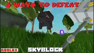 Roblox Islands - How to Get Buffalkor Crystal - 4 Ways to Kill Buffalkor (with very little damage!)