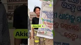 Japanese tourist leads Puri Beach cleanup mission! #briefchaat #swachhbharat #japanindia #cleanindia