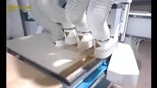 Philicam four head cnc router for making cabinet