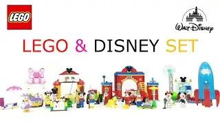 LEGO & DISNEY SET speed build review(10773+10774+10775+10776)