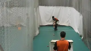 Kane Williamson batting at indoor nets I New Zealand
