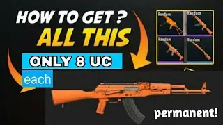 Get permanent orange AKM, Kar98 and other skin at just around 8 uc | Get free classic crate coupon
