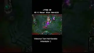 +7700 HP VE 65K HASAR ATAN WARWİCK SEZON 13 #sezon13warwick #sezon13 #shorts