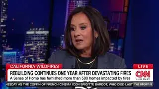 CNN Breaking News: LA Fire Anniversary ft. ASOH's Georgie Smith