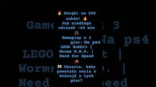 Już niedługo specjalny odcinek z okazji 200sub 🔥 #gamingpl #ps4 #special  #200sub&oacute;w