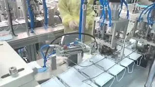 Fully automatic welding earphone mask making machine