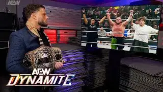 Samoa Joe DEFEAT Speedball Mike Bailey With The Help Of HOOK & Shibata at AEW Dynamite!