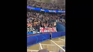 NEWCASTLE UNITED FANS CELEBRATE JOE WILLOCK GOAL AT PSG AWAY IN PARIS 2025 UEFA CHAMPIONS LEAGUE