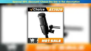 Review Professional AT2020 Cardioid Condenser large-diaphragm Microphone Ideal for Home Studios Pod