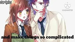 nightcore - complicated - male version &bull;lyrics&bull;