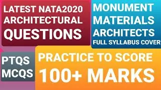 LATEST📄 #NATA 2020 EXAM📂SUGGESTIVE QUESTIONS 📚PRACTICE👍TO SOCRE👩&zwj;🏫100+📖MARKS📘ARCHITECTURAL🖊✏MCQS👩&zwj;🎓