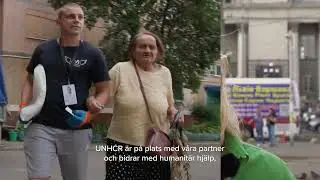 UNHCR:s Karolina rapporterar från östra Ukraina
