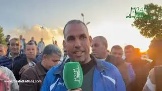 First-class taxi drivers protest in Beni Mellal