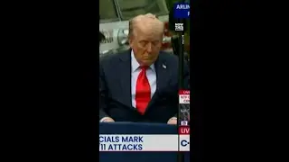 Trump Nods Off at 9/11 Pentagon Memorial
