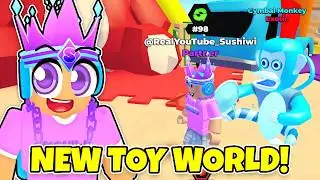 ROBLOX TAPPING LEGENDS FINAL NEW TOY WORLD UPDATE & SECRET PETS!