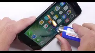 Краш-тест iPhone 7. Режем, поджигаем, гнем.