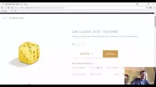 Mene Purchase - Pure 24K Gold Dice!