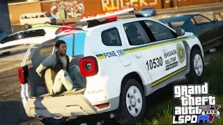 MALANDRO TENTA INCRIMINAR A GUARNIÇÃO - BMRS- GTA 5 ROTINA POLICIAL