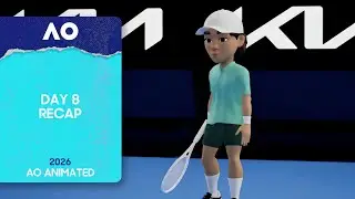 Best of AO Animated | Day 8 Recap | Australian Open 2026