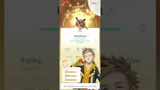 Lucky Hoothoot in Pok&eacute;mon go!