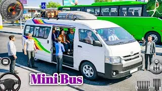 Mini Bu Driving simulator 🔥 - City Bus Driving Game 3D - Android Gameplay 