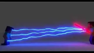 Force Lightning Animation test - Blender Render